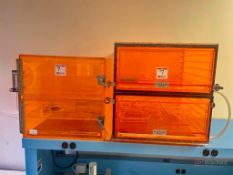 (2) Plas-Labs Desiccant Cabinets