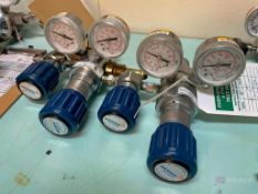 (2) Messer Precision Gas Regulators