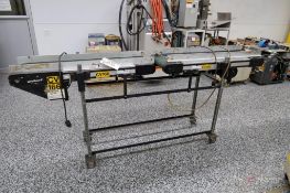 (2) Crizaf Belt Conveyors On Common Adjustable Stand