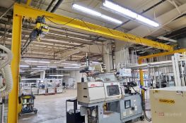 Custom Steel 1-Ton Monorail w/ R&M Electric Hoist
