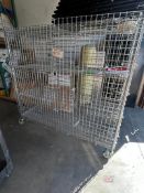 Uline Locking Wire Rack on Locking Casters