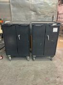 (2) Portable Metal Cabinets