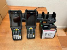 Lot (2) Zebra MC930P Handheld Scanner/Computers