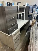 Lot (4) Wood Laminate Rectangle Desks