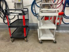 (2) Rubbermaid Carts