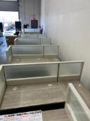 Lot (8) Cubicles with Frost Partitions