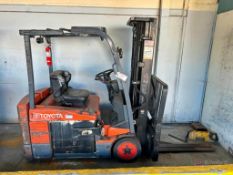 Toyota 7FBEU20 3-Wheel Forklift