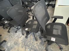Lot (9) Worklife Adjustable Office Chairs on Casters