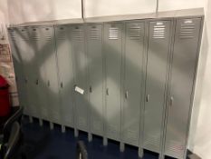 Section of (11) Lockers