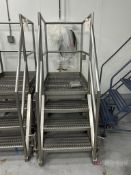 Stainless Steel 4-Step Portable Staircases