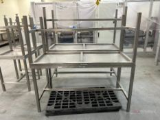 (2) Stainless Steel Tables