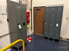 (2) Sections of Lockers