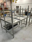 (2) Stainless Steel Tables