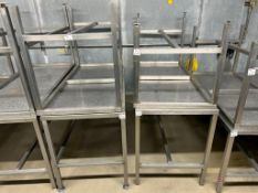 (4) Stainless Steel Tables