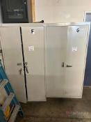 Lot (2) Metal Storage Cabinets with Contents