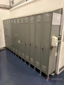 Section of (12) Lockers
