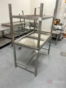 (2) Stainless Steel Tables
