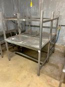 (4) Stainless Steel Tables