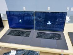 (2) Apple MacBook Pro Model A2141 Laptop Computers