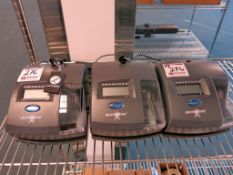 (3) Lathem Atomic Time Model 1600E Timeclocks