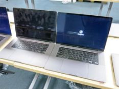 (2) Apple MacBook Pro Model A2141 Laptop Computers