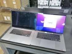 (2) Apple Macbook Pro Model A2141 Laptops
