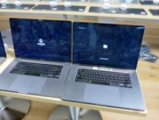(2) Apple MacBook Pro Model A2141 Laptop Computers