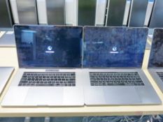 (2) Apple MacBook Pro Model A1990 Laptops