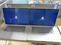 (2) Apple MacBook Pro Model A2141 Laptop Computers