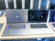 (2) Apple MacBook Pro Model A1990 Laptops
