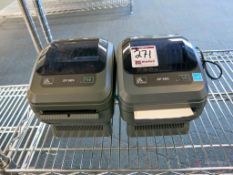 (2) Zebra Model ZP505 Label Printers