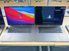 (2) Apple MacBook Pro Model A2141 Laptop Computers