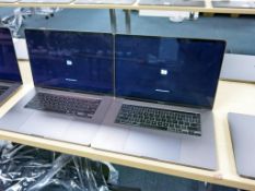 (2) Apple MacBook Pro Model A2141 Laptop Computers