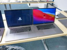 (2) Apple MacBook Pro Model A2141 Laptop Computers
