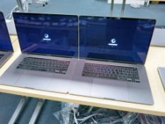 (2) Apple MacBook Pro Model A2141 Laptop Computers