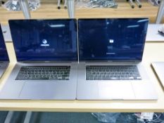 (2) Apple MacBook Pro Model A2141 Laptop Computers