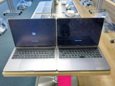 (2) Apple MacBook Pro Model A1989 Laptops