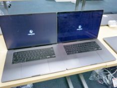 (2) Apple MacBook Pro Model A2141 Laptop Computers