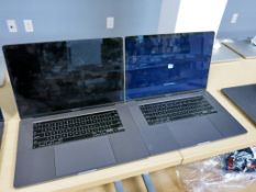 (2) Apple MacBook Pro Model A2141 Laptop Computers