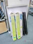 (5) Ghent Triumph Display Easels, Free Standing Dry erase Board