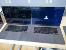 (2) Apple MacBook Pro Model A2141 Laptop Computers