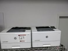 (2) HP LaserJet Pro Model M404DN LaserJet Printers