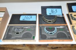 Lot-(3) Micrometers with Cases, (2) 2