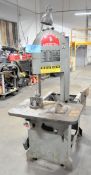 Roll-In Vertical Bandsaw, 18-1/2