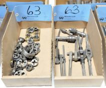 Lot-Tap and Die Handles with Dies in (2) Boxes