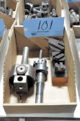 Lot-(2) R8 Boring Heads with Fly Cutters in (1) Box