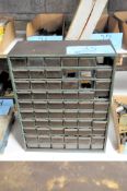 60-Bin Plastic Organizer with Hardware Contents