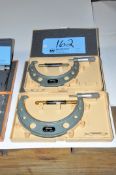 Lot-(2) Mitutoyo Micrometers with Standards and Case, 4