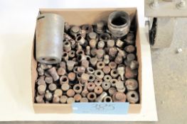 Lot-Punch Dies in (1) Box on Floor Under (1) Bench