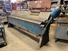 D & K Chicago Box & Pan Style Bending Brake, Model BP01014-6, 120